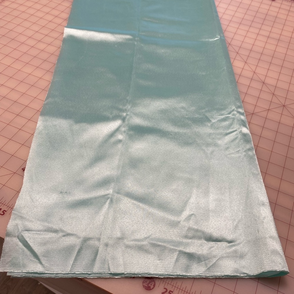 Aqua Polyester Fabric